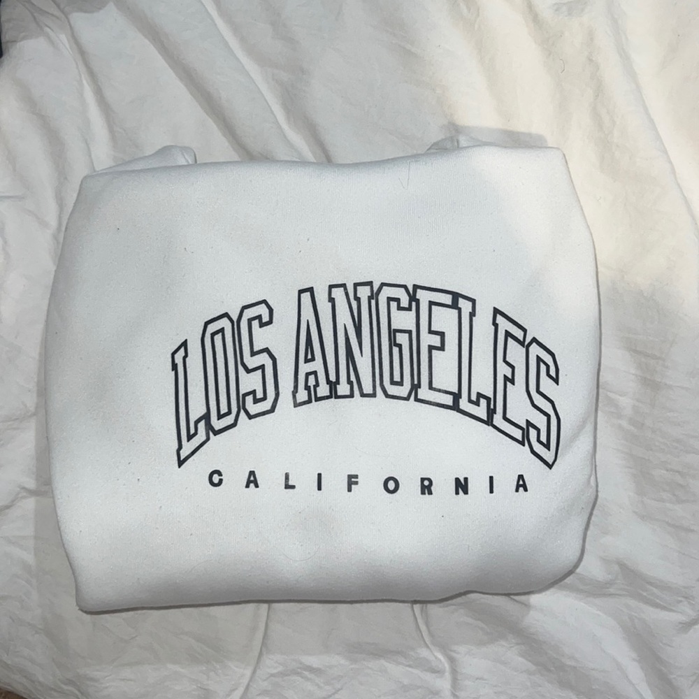 white los angeles sweatshirt